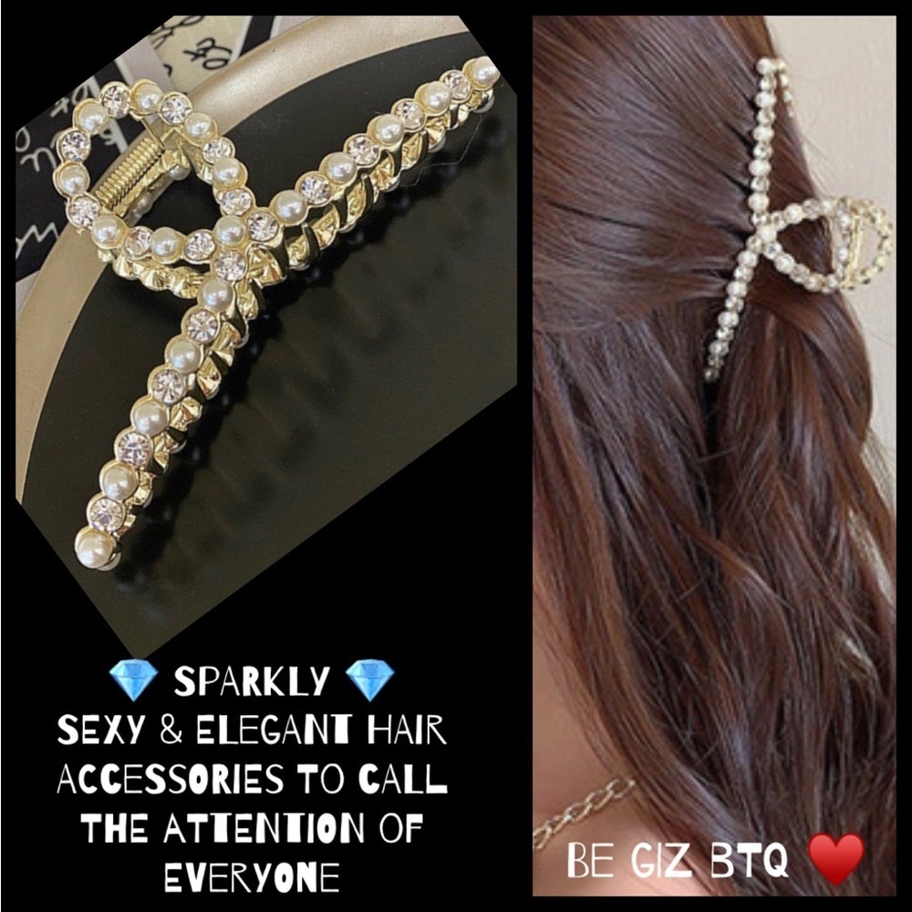 Super Elegant Embellished Hairclip to Enhance your Casual or Night Our Hair look
